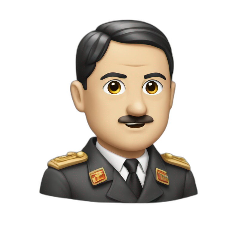 Hitler qui fait un doigt d’honneur emoji