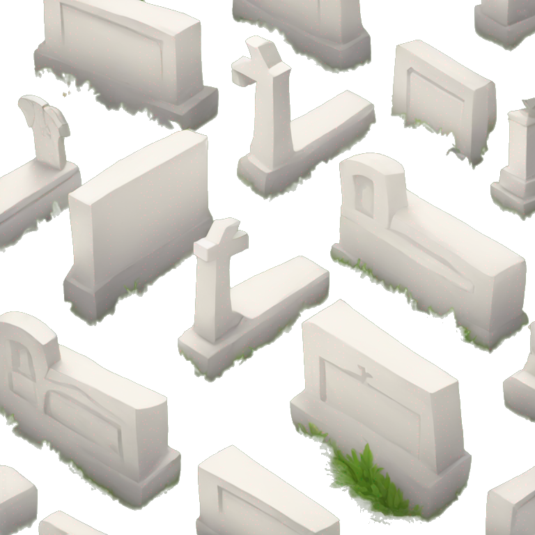 peaceful cemetery emoji