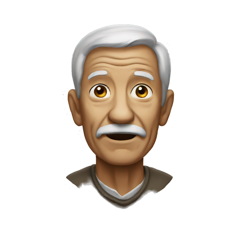 Very old man emoji