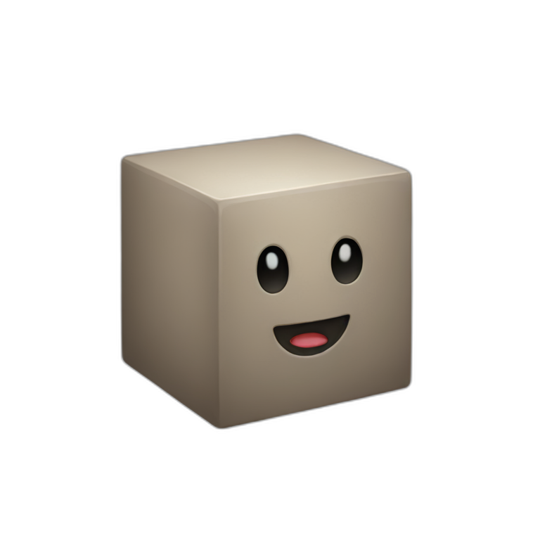 cube, emoji