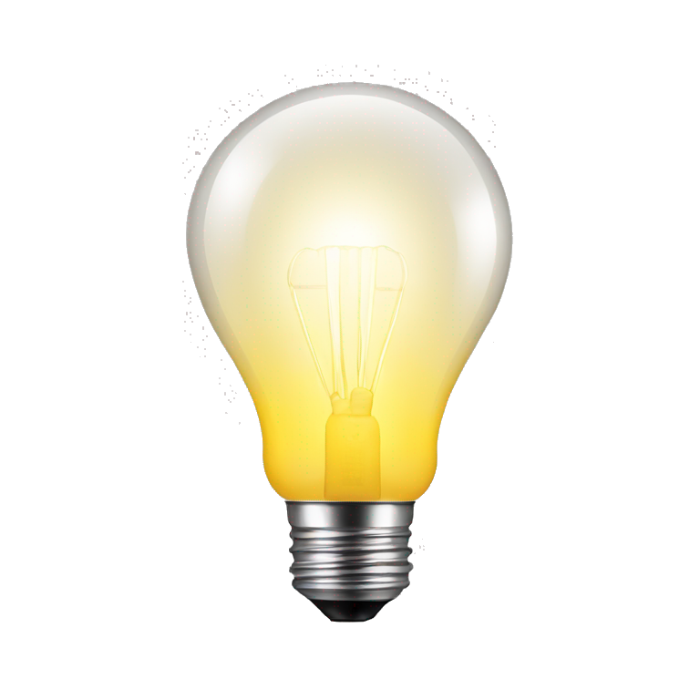 bulb light emoji