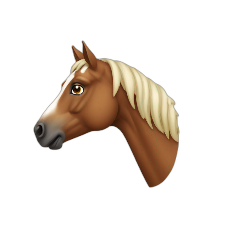 horse-with emoji