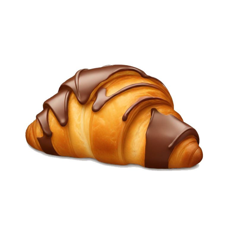 Chocolate croissant  emoji