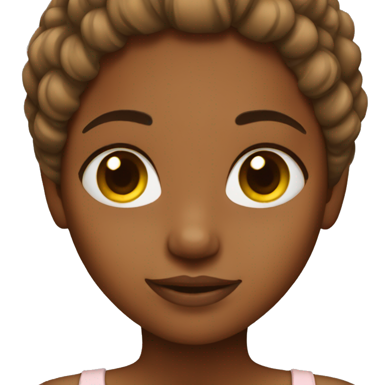 girl brown skin  emoji