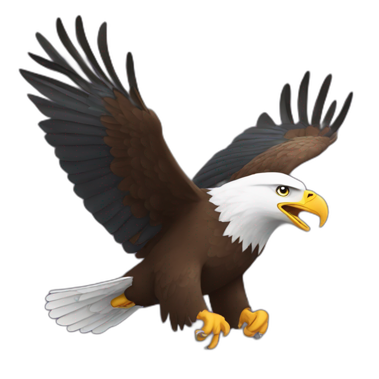 Bald Eagle Flying emoji