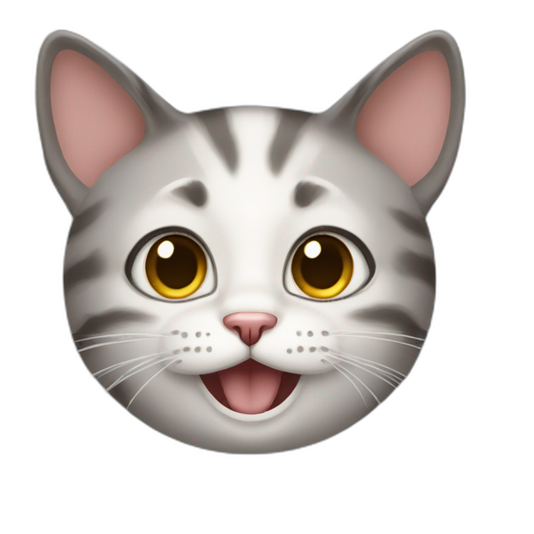 suprised cat emoji