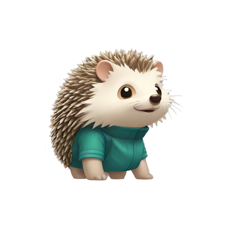 hedgehog + comic book emoji