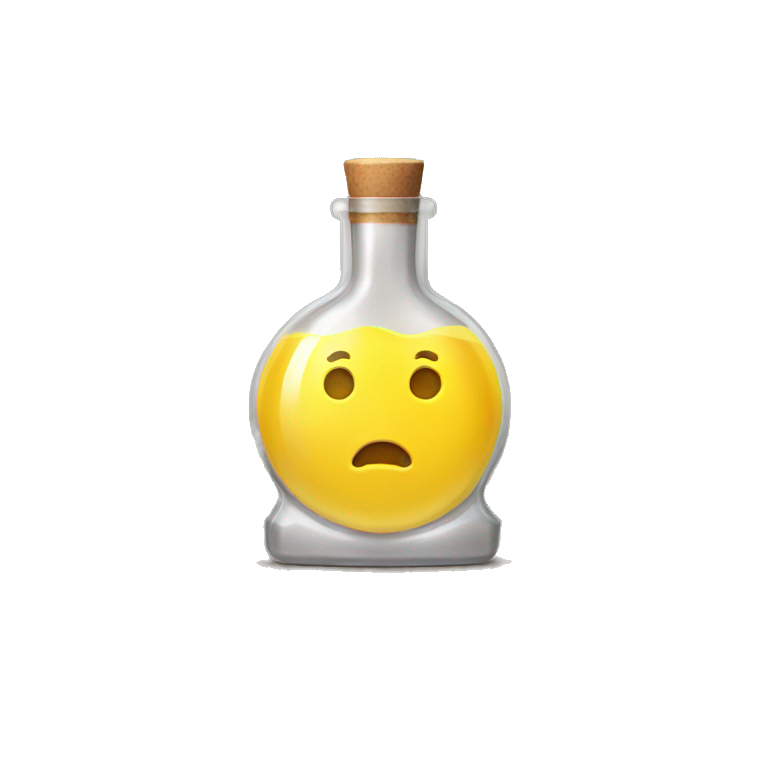flask yellow emoji