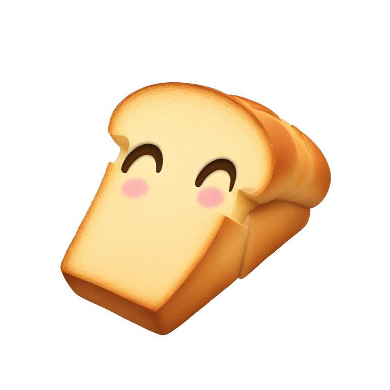 My face as a bread slice emoji