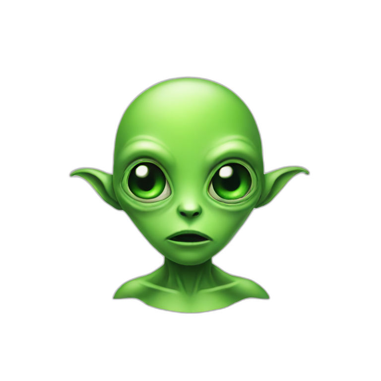 green alien emoji
