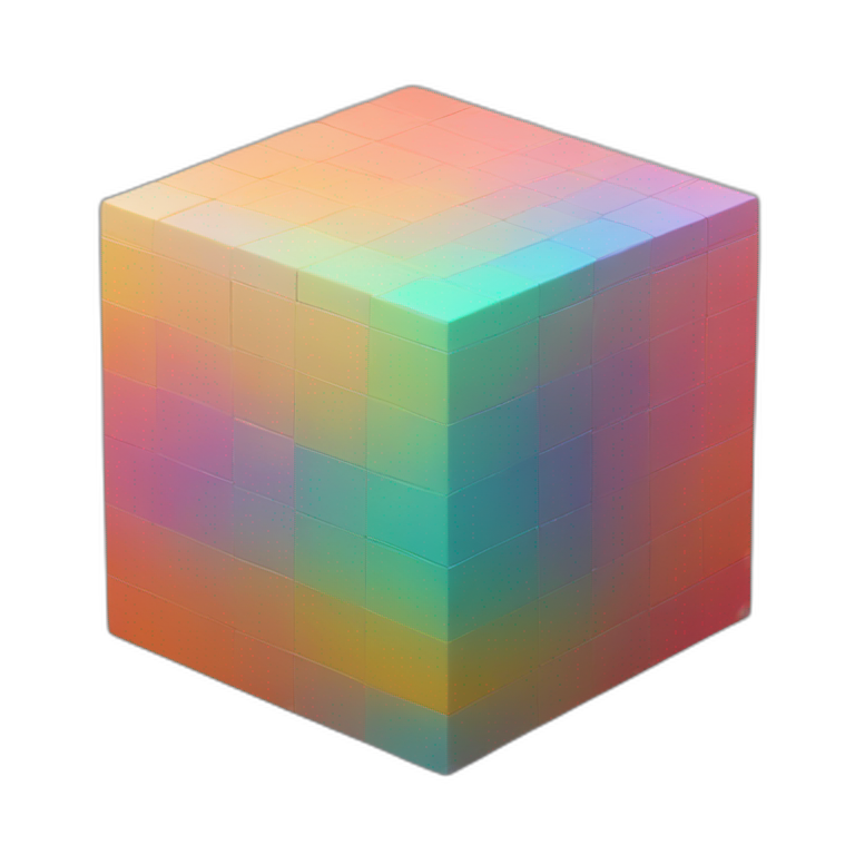 cube lut multicolor emoji