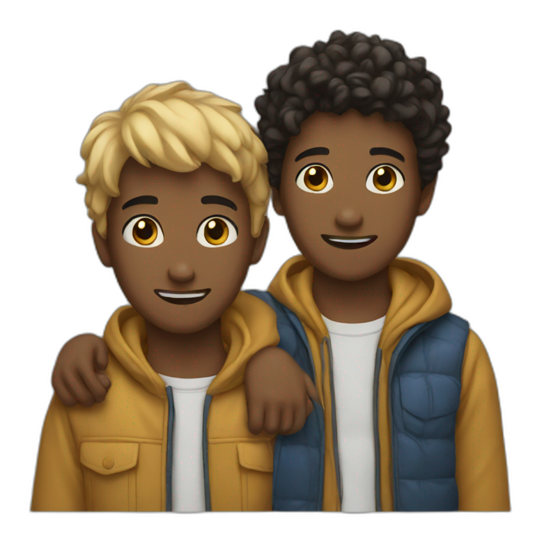 Two boy Friends emoji