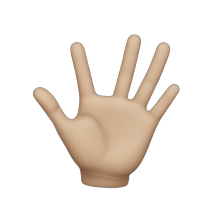 hand gesture allow emoji