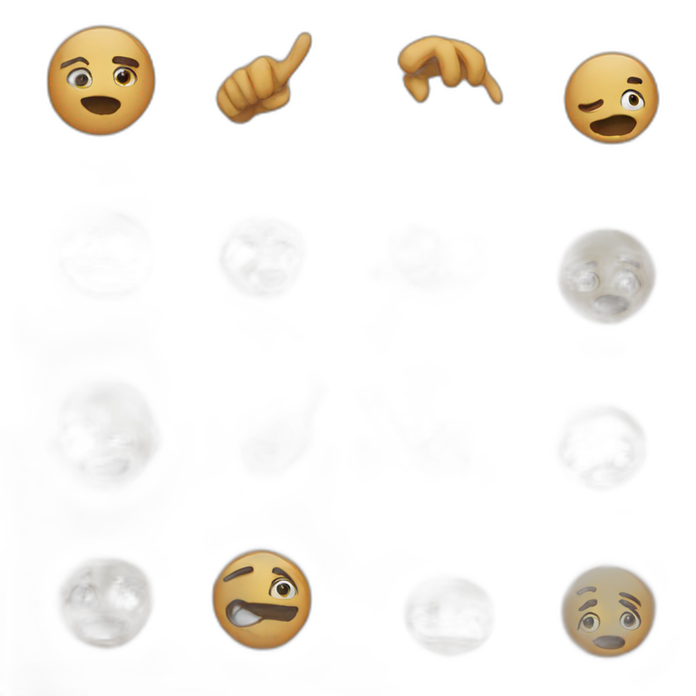 Emoji qui fait un doigt emoji