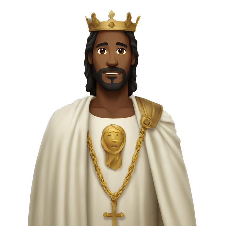 Black Jesus king emoji