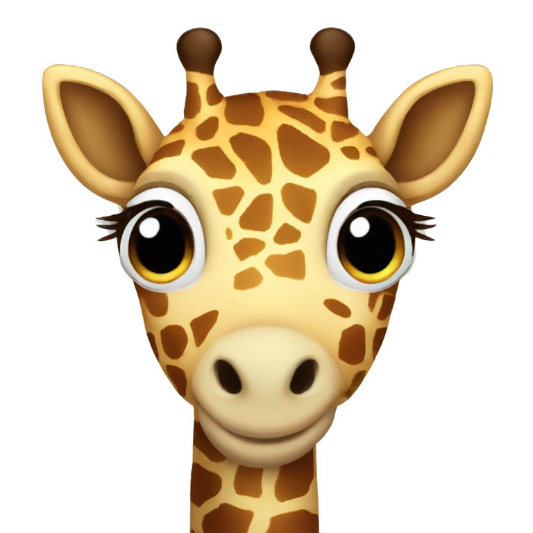 Cute little Giraffe  emoji