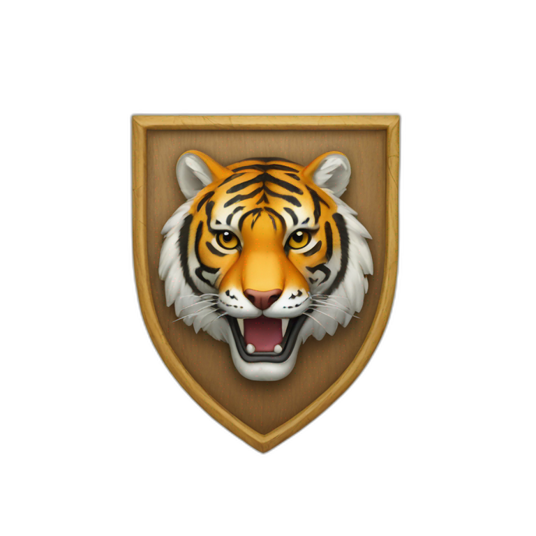Coat of arm of Tiger  emoji