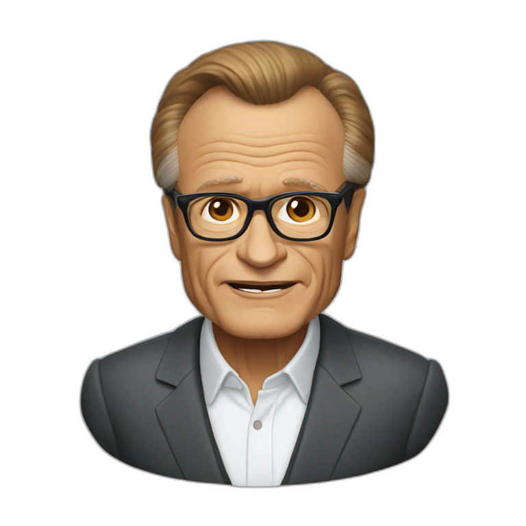 Larry King emoji