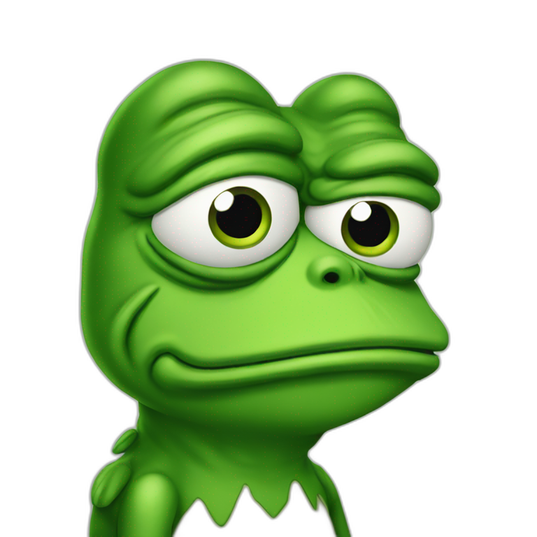 Pepe the frog sad emoji