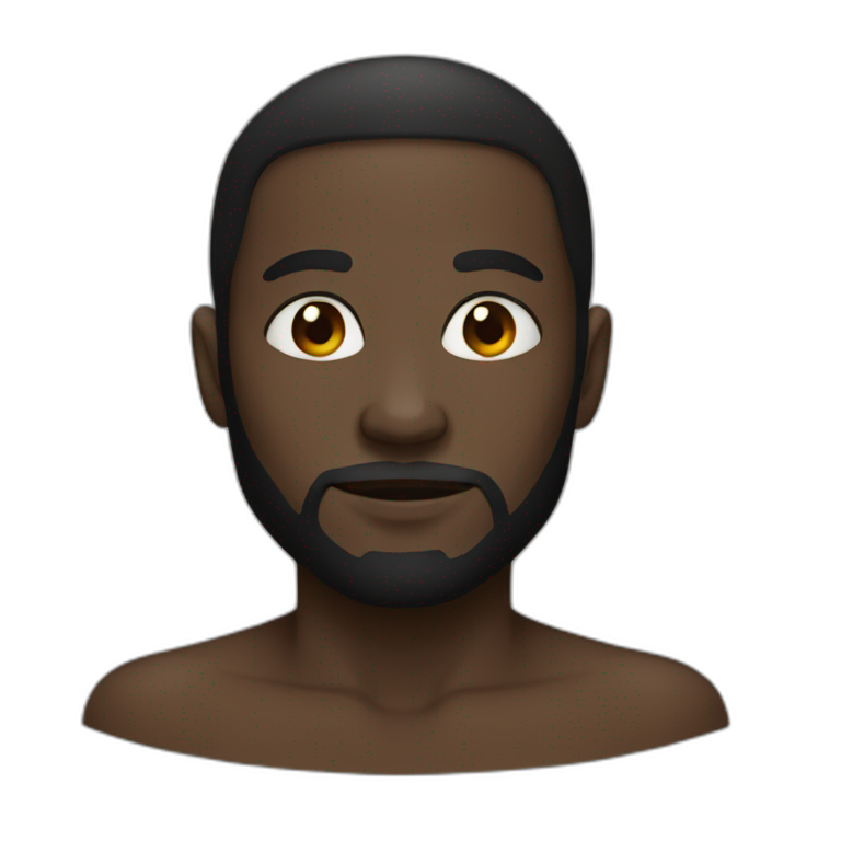 vanta black human emoji