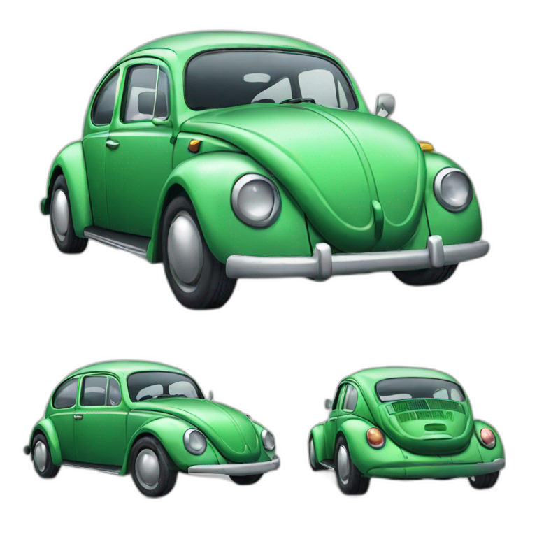 Beetle car emoji