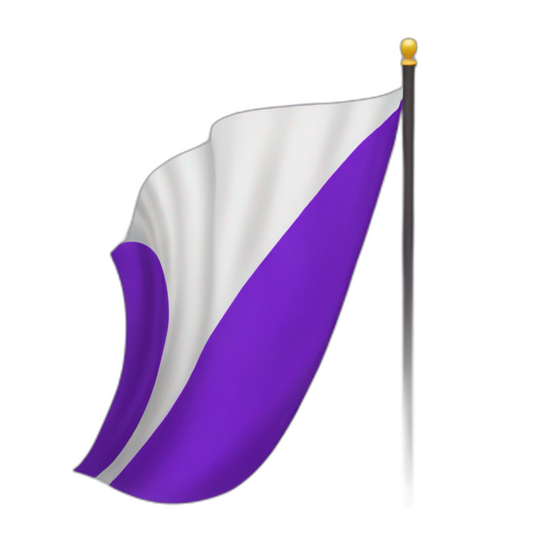 Purple flag emoji