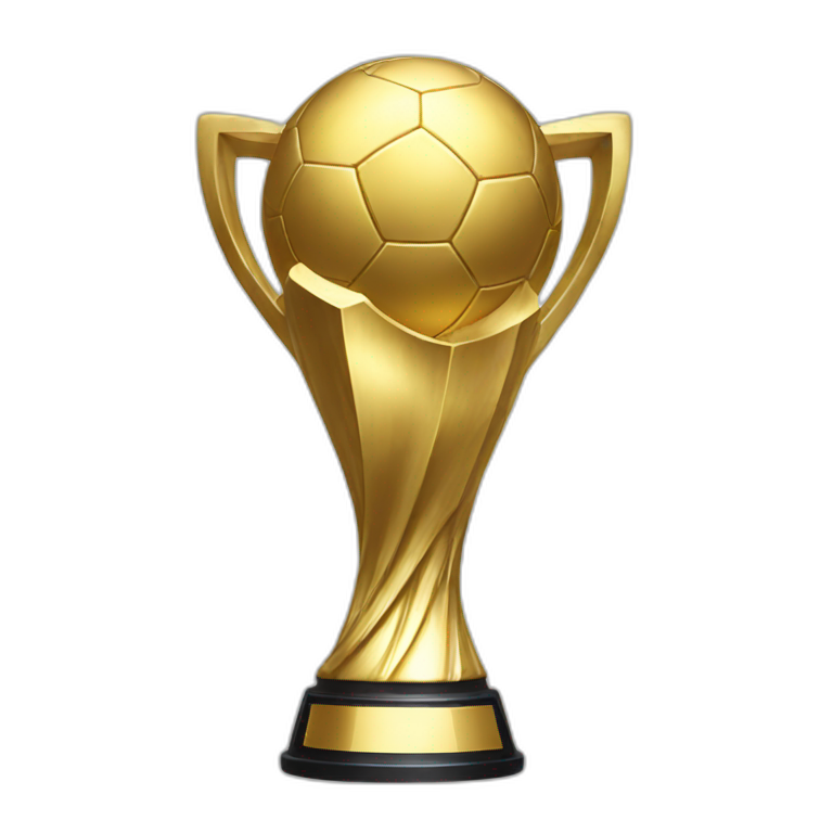 world cup trophy emoji