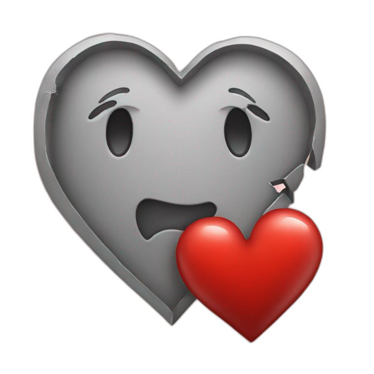 Red Broken heart emoji