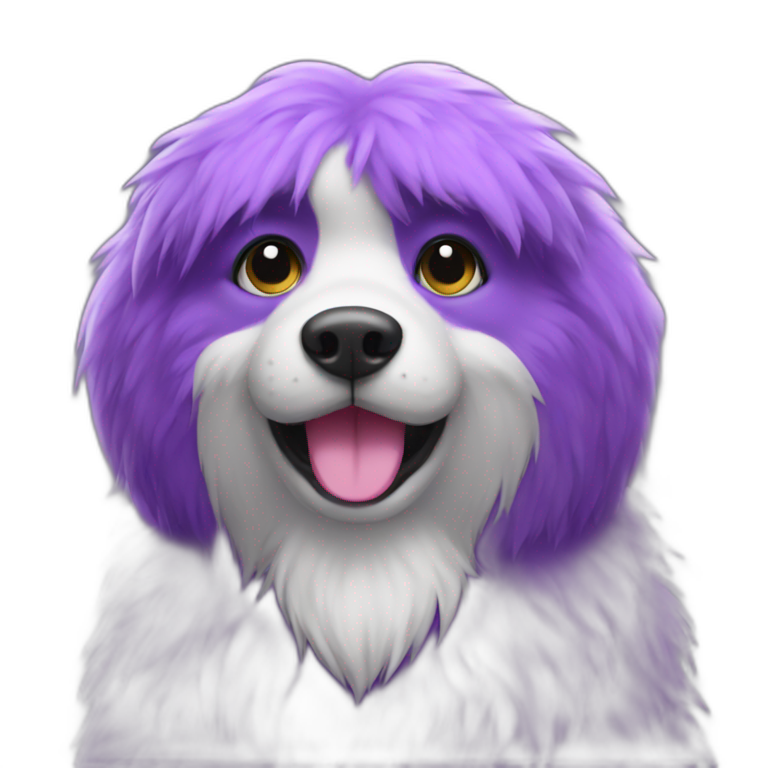 Purple fur bell emoji