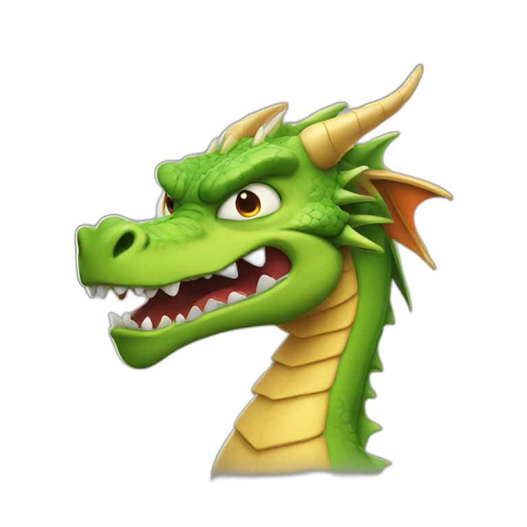 Angry dragon emoji