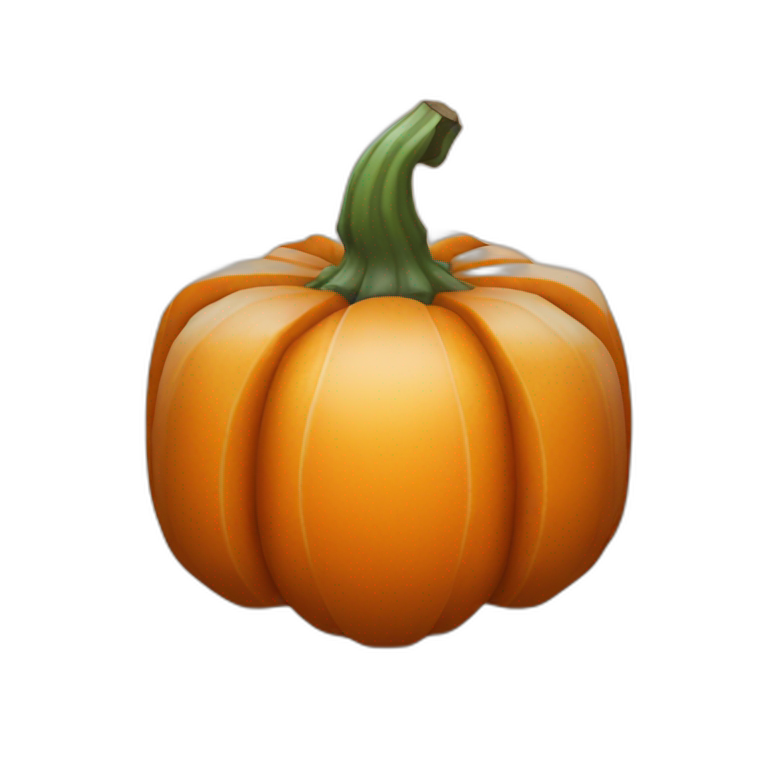 hexagon pumpkin emoji