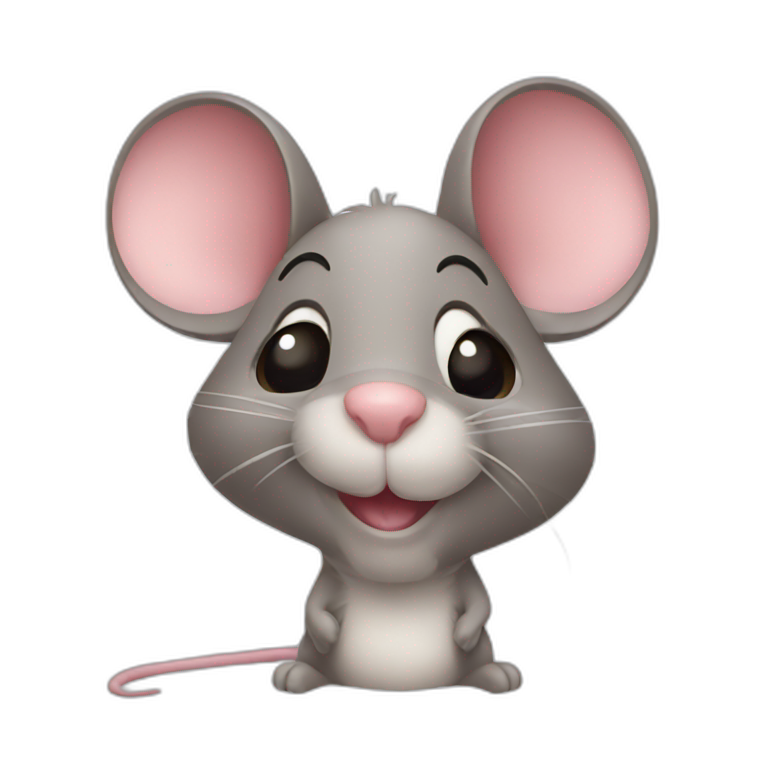 Cute mouse emoji