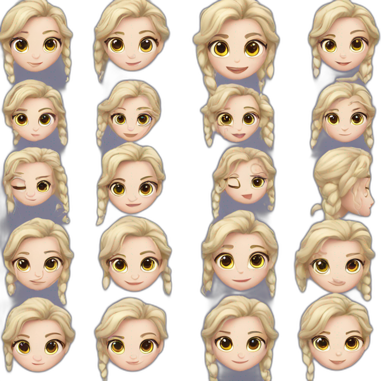 Elsa princes emoji