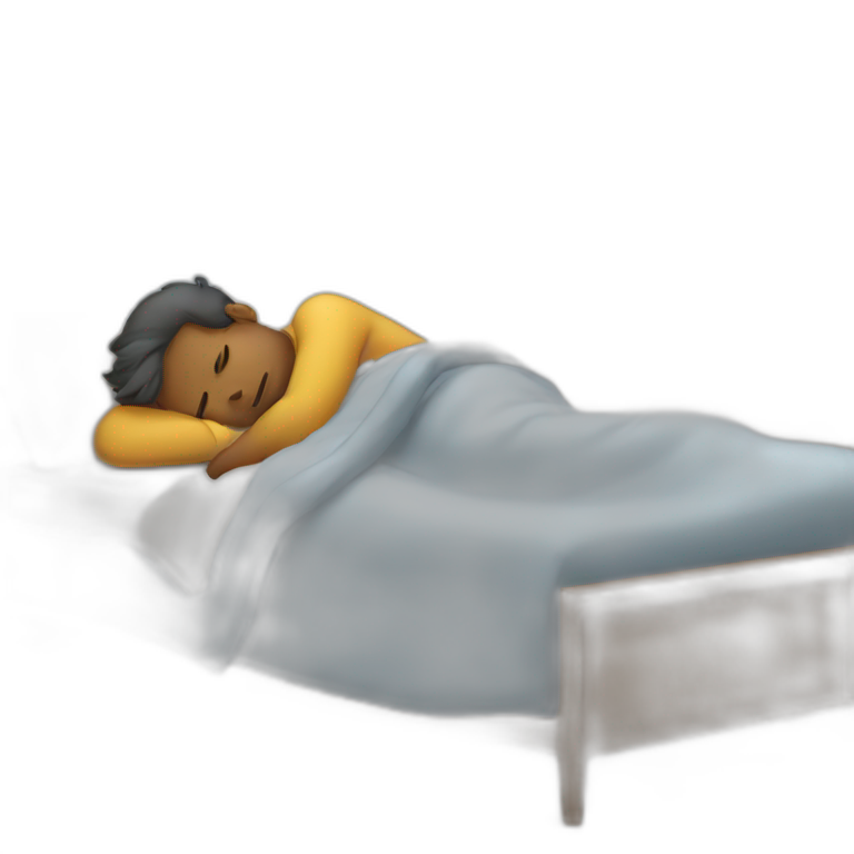 Sleeping guy emoji