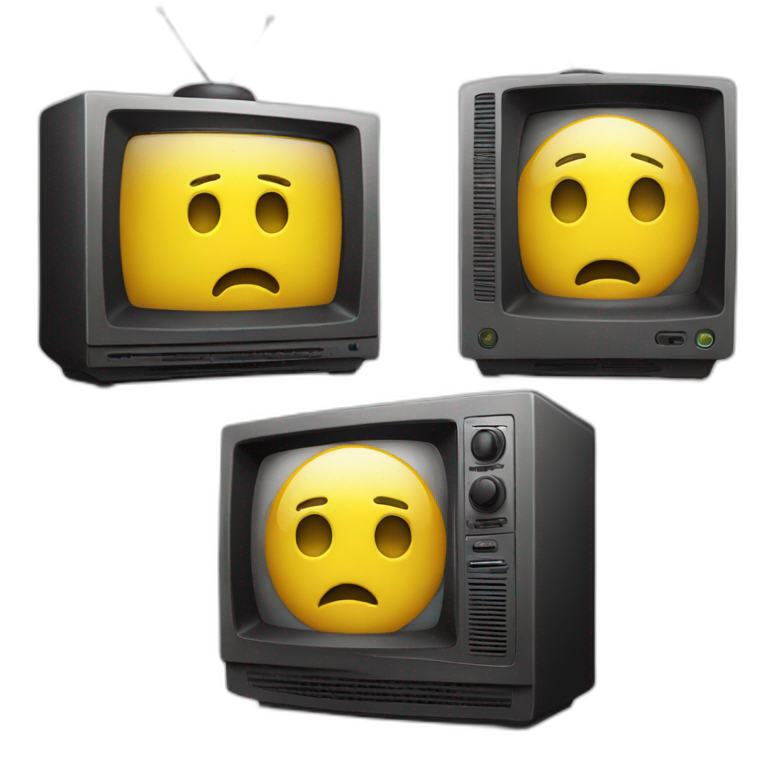 weird-guy-hiding-behind-tv-screen-yellow-faces-iphone-android emoji
