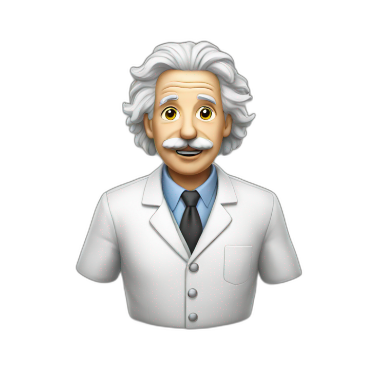 Einstein pharmacist  emoji