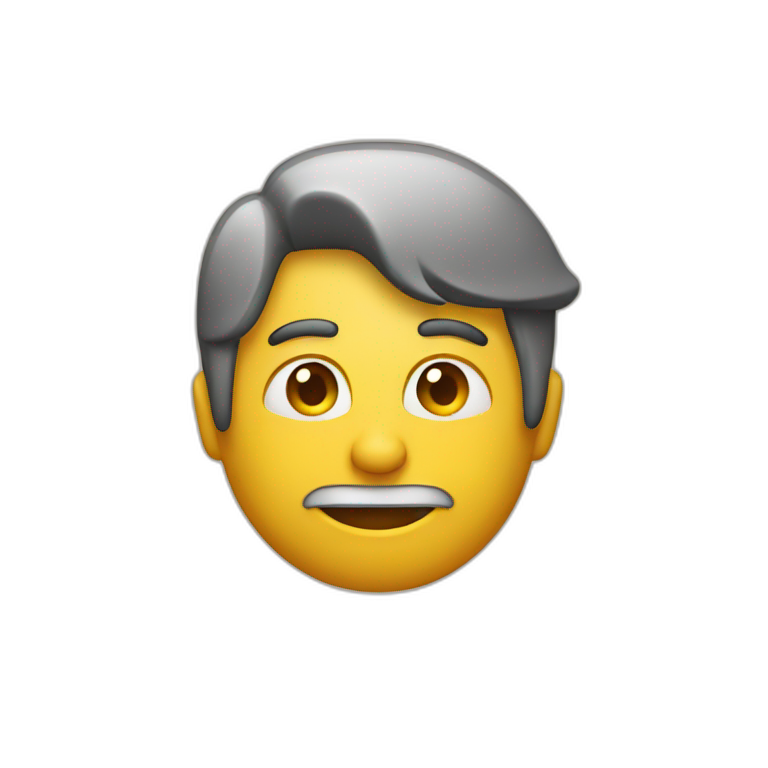 Man with question mark on his head emoji