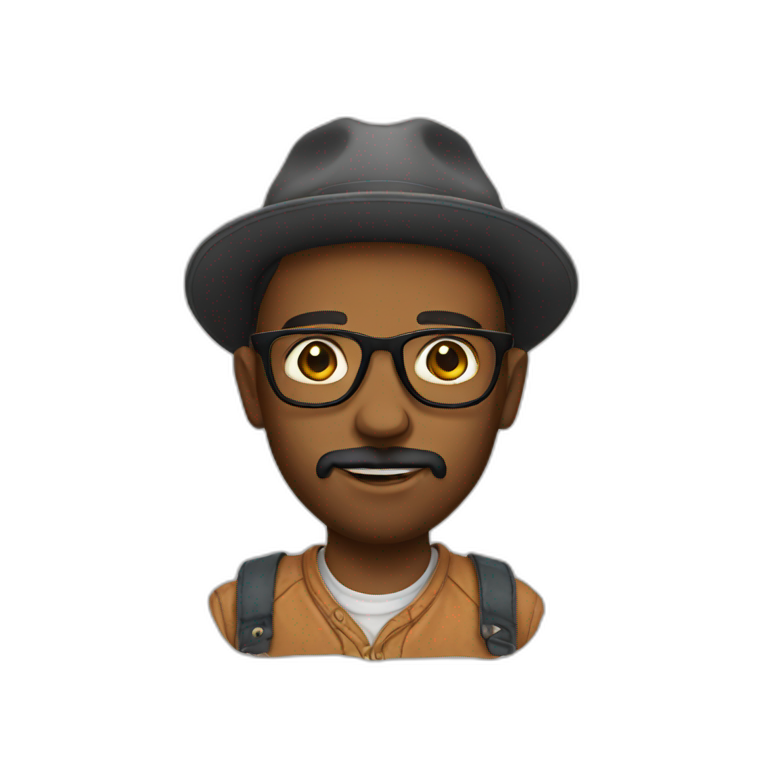 hipster emoji