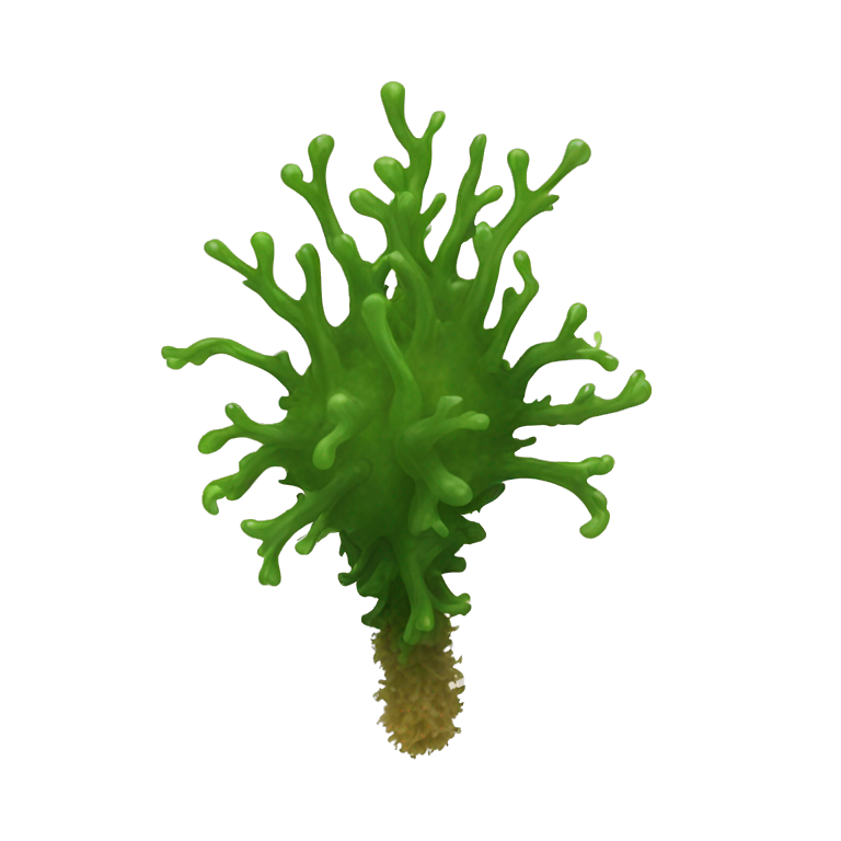 Sea moss on leg emoji