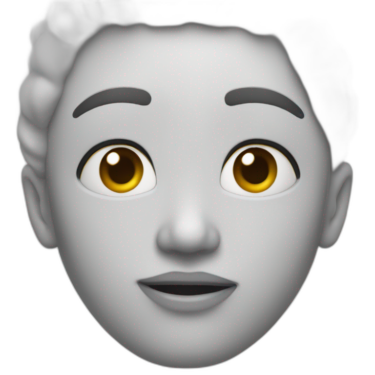 visage de cœur  emoji