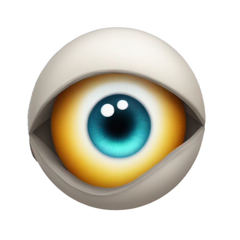 Flying eyeball emoji