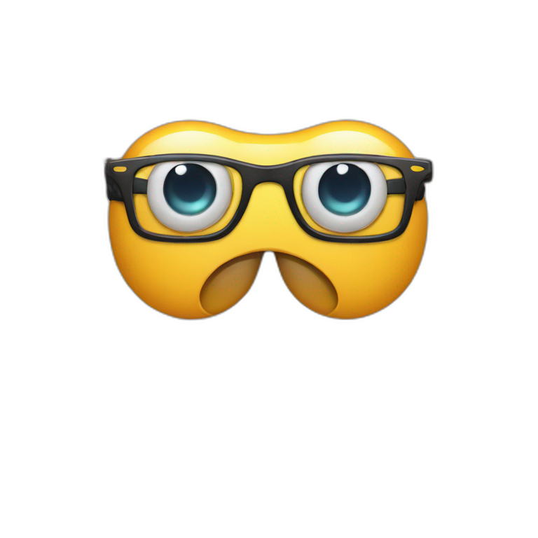 Remote controller and eye glasses emoji