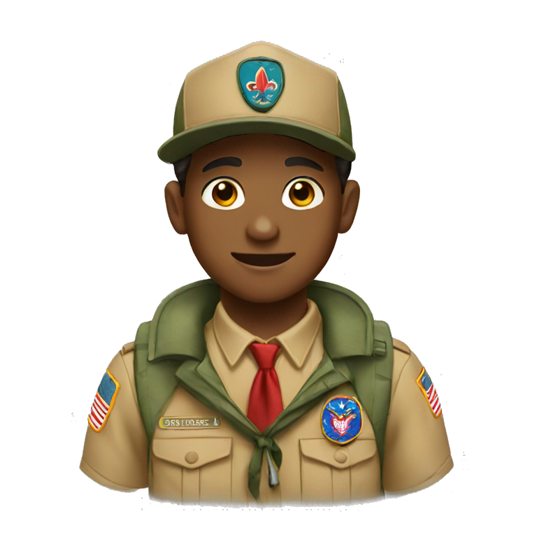 up boy scout emoji