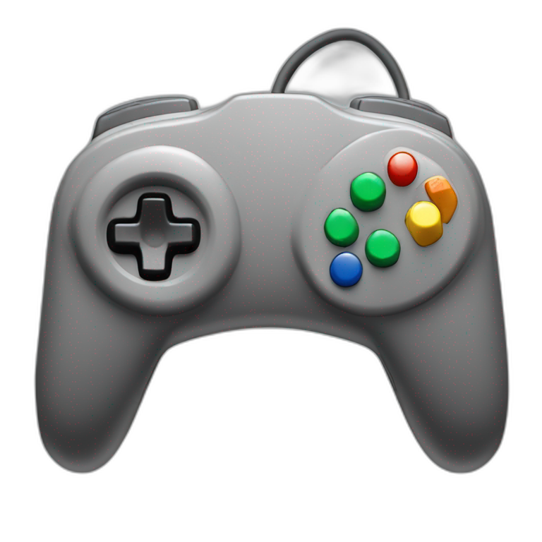 Nintendo 64 controller emoji