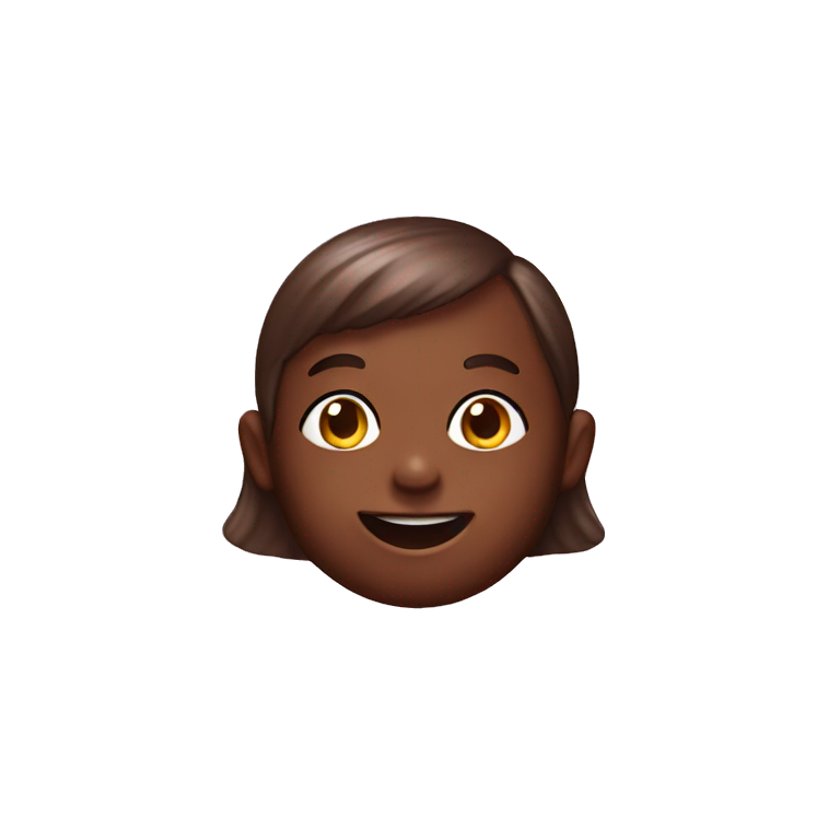 Bebé chocolate  emoji