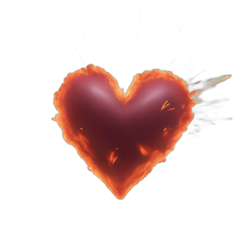 Explosion in my heart emoji