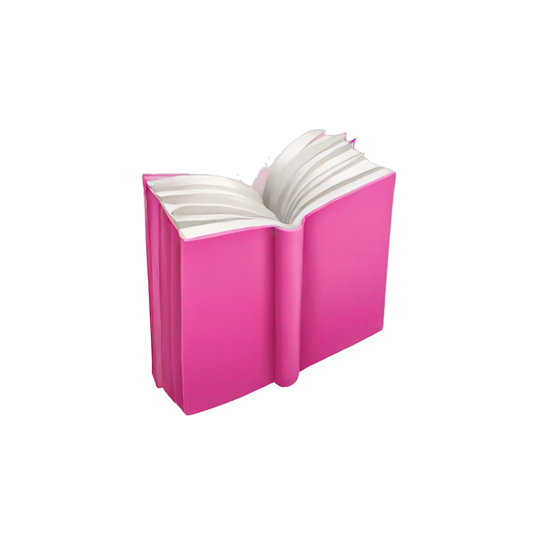 pink book emoji