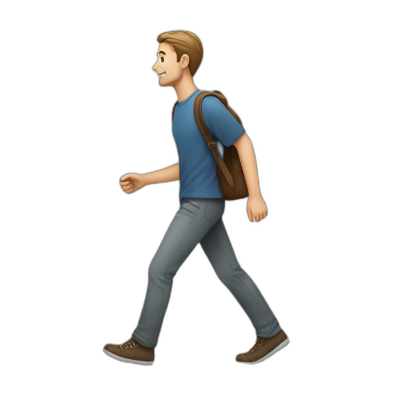walking man emoji