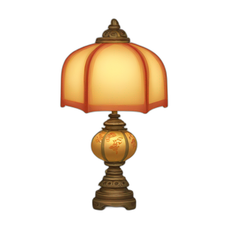 oriental lamp emoji