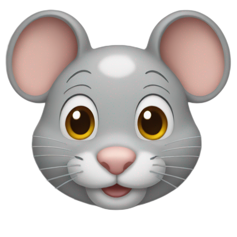 Mouse that looks like boy emoji